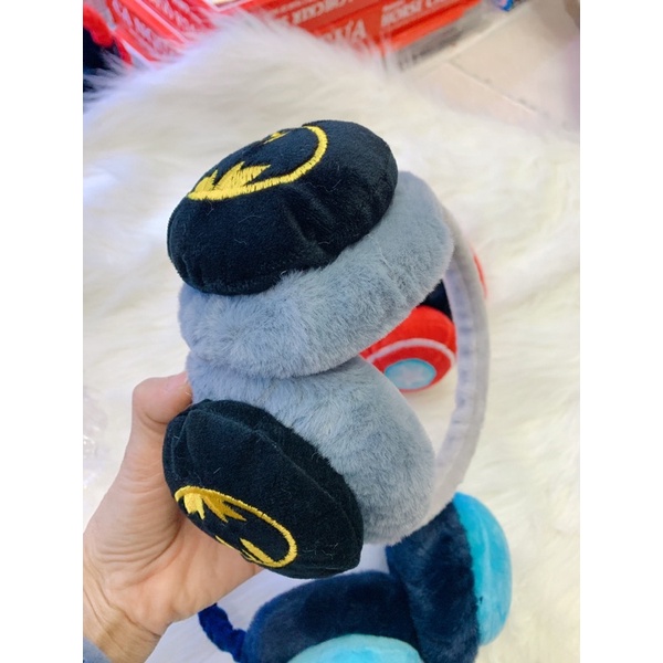 Chụp tai giữ ấm mùa đông cho bé hình Siêu nhân