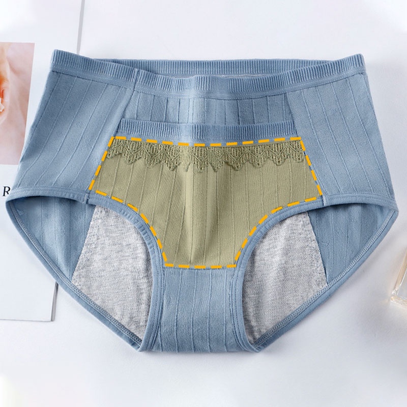 Quần Lót Cotton Chống Tràn Plus Size Cho Nữ