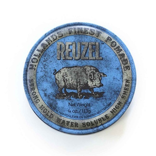 Sáp Vuốt Tóc Nam REUZEL Blue Pomade - Sáp Lợn Xanh - 113gram. AI Store