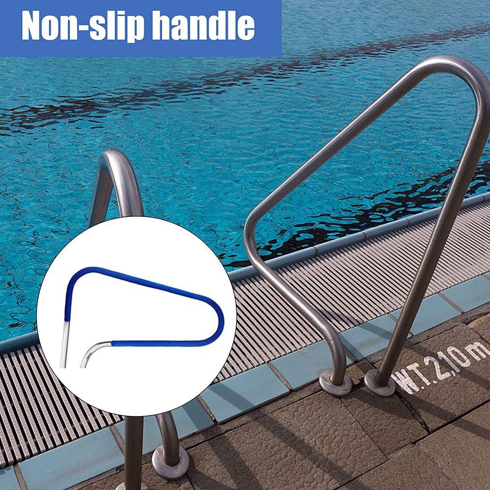 IVORY Vỏ Bọc Tay Nắm Bể Bơi Chuyên Nghiệp Bằng Cao Su Tổng Hợp Chống Trượt Dễ Lắp Đặt