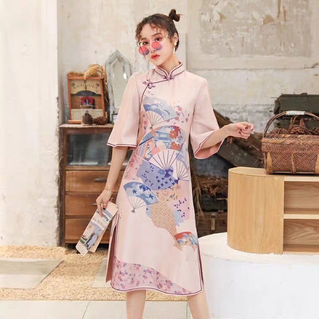 Sườn xám cách tân trung hoa loại đẹp | BigBuy360 - bigbuy360.vn