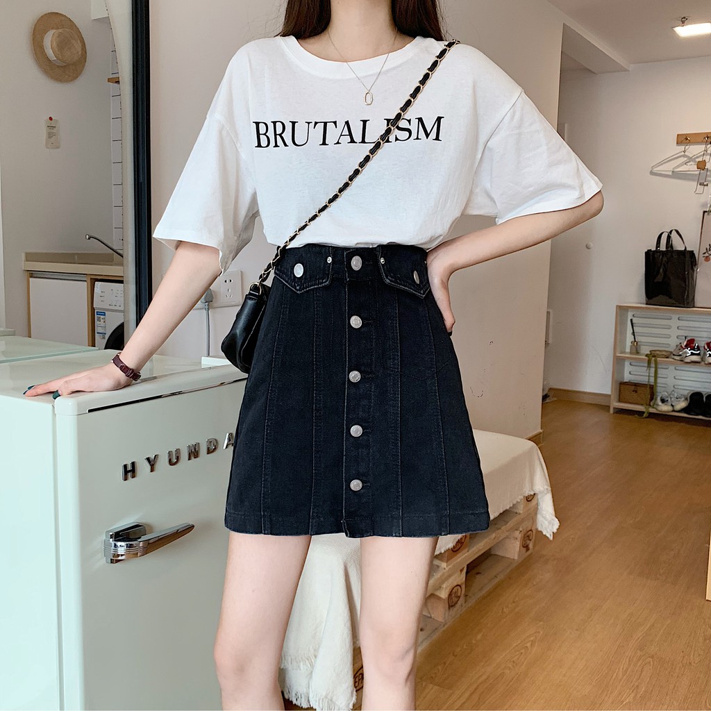 Xiaozhainv Chân Váy Denim Dáng Ôm Phong Cách Retro Hàn Quốc | BigBuy360 - bigbuy360.vn