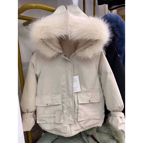 Ao phao nữ mũ lông hàng xịn cam kết 1 đổi 1 | BigBuy360 - bigbuy360.vn