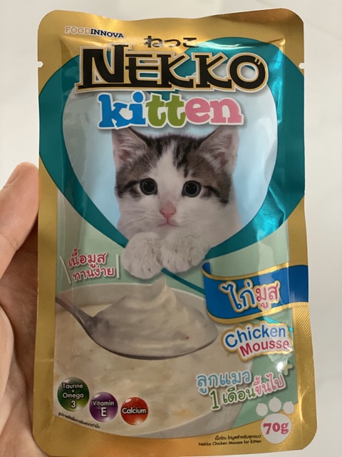 12 vị Pate nekko kitten cho mèo con