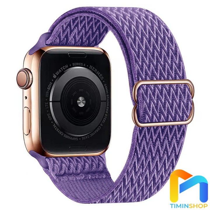 Dây Apple Watch series 3/ 4/ 5/ 6/ 7 SE - Chất Nylon, khóa trượt