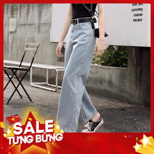 Quần Jean Nữ Ống Rộng Lưng Cao Cao cấp Mẫu Dài kèm hình thật BG15 | BigBuy360 - bigbuy360.vn
