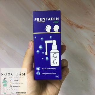 Xịt mũi họng bentadin chai 30ml - thông mũi mát họng