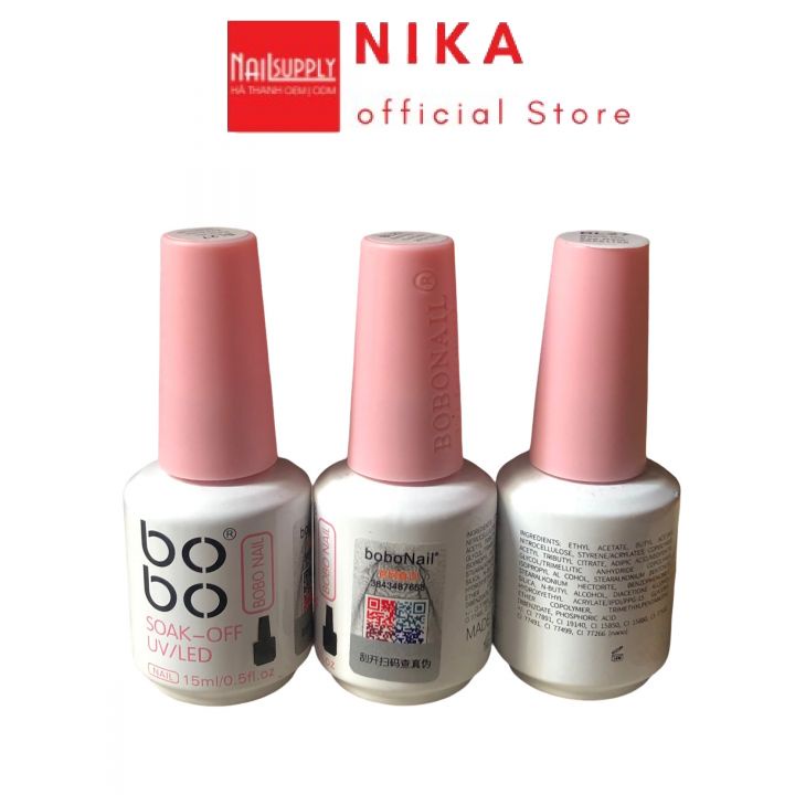 Sơn Gel Thạch BoBo  Có Bán Lẻ Chai Dung Tích 15ml Mã 1 - 20