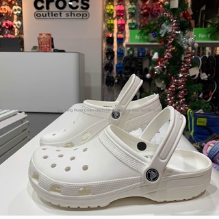 [👡Dép thông thường + Xu hướng thời trang + 🔥 Dép đi biển + 🔥Dép và bền]♝♞❧Crocs lỗ giày nam và nữ giày thẻ Luo Chi cá