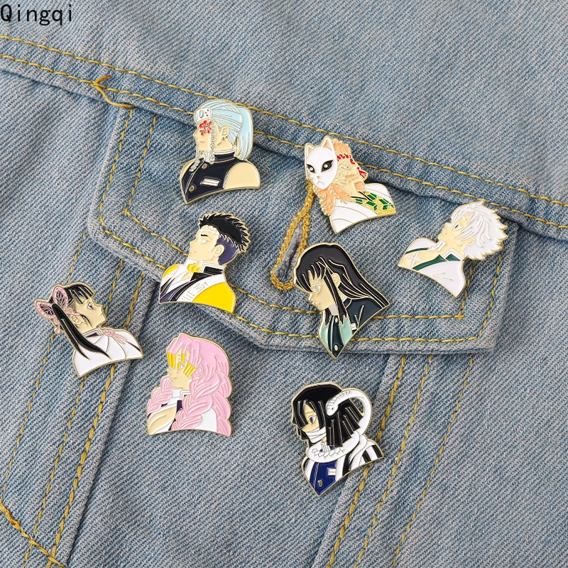 Ghim cài áo Miss Zoe bằng kim loại tráng men hình nhân vật anime dễ thương