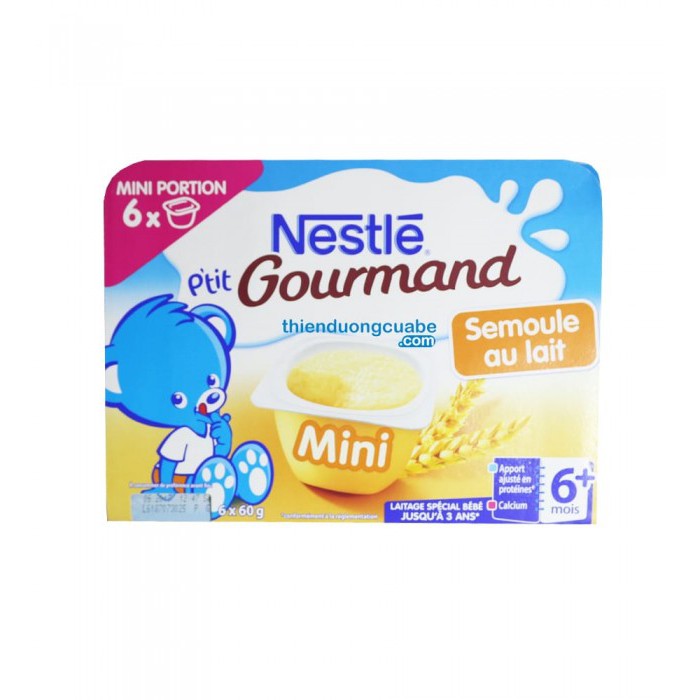 VÁNG SỮA NESTLE P'TIT (6X60G)