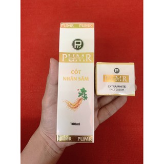 Cốt nhân sâm và kem face tối PUMR