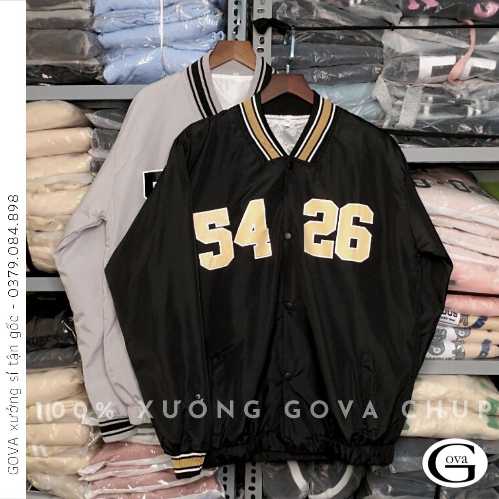 Áo khoác bomber dù 5426 nam nữ form rộng Unisex 2 lớp Chống Nắng Siêu Hot ulzzang Jacket Bomber GOVA