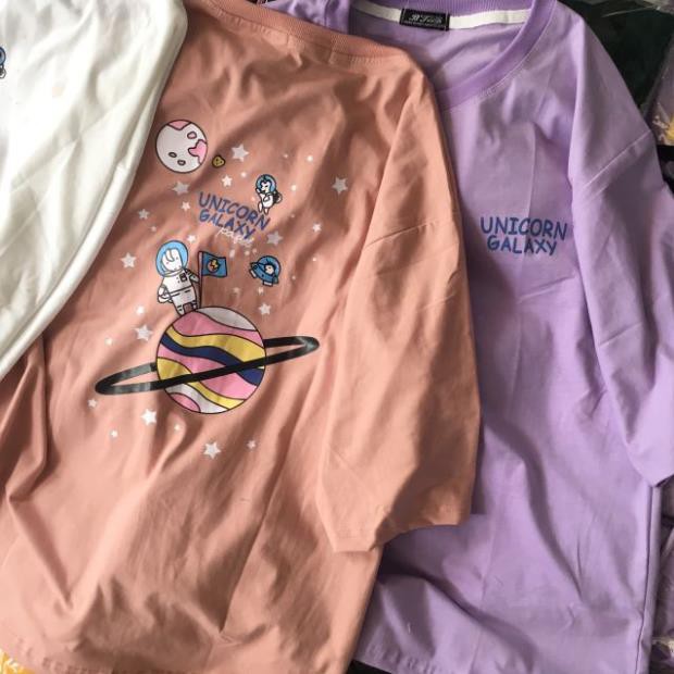 [S04][HÌNH THẬT] Áo thun nữ nam unisex căp đôi áo phông nữ tay lỡ Unicorn Galaxy xinh xinh đẹp cá tính-BT005 | BigBuy360 - bigbuy360.vn