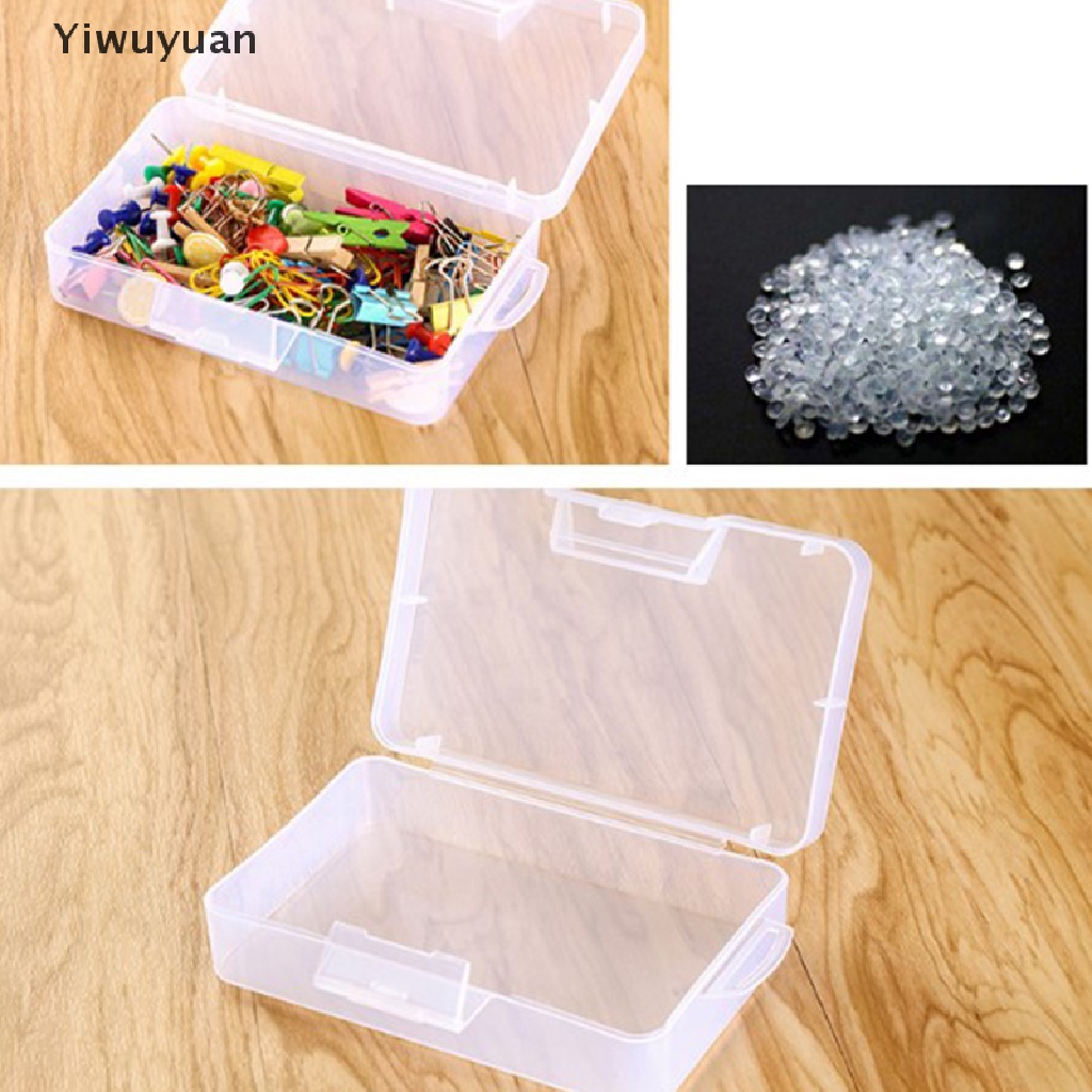 &lt; Yiwuyuan &gt; Hộp Nhựa PP Mini Trong Suốt Có Nắp Đựng Bộ Phận Nhỏ