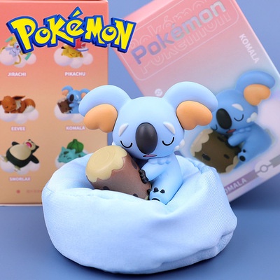 Đồ chơi mô hình Pokemon - Các pokemon đang ngủ (bao gồm mô hình gối lười cho pokemon nằm)