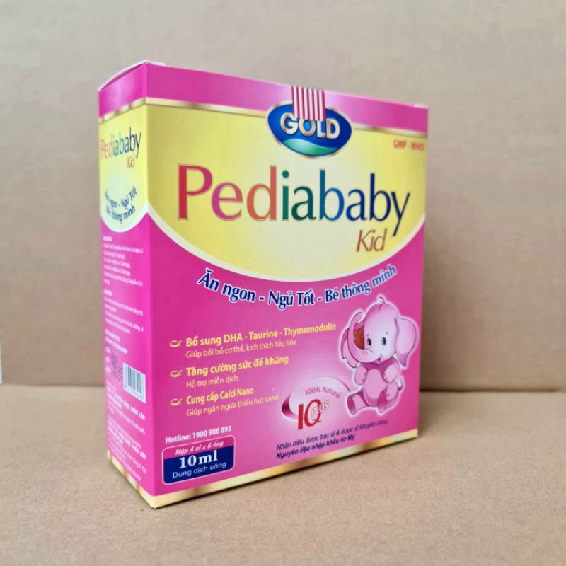 Pediababy Kid giúp bé ăn ngon, ngủ tốt, thông minh