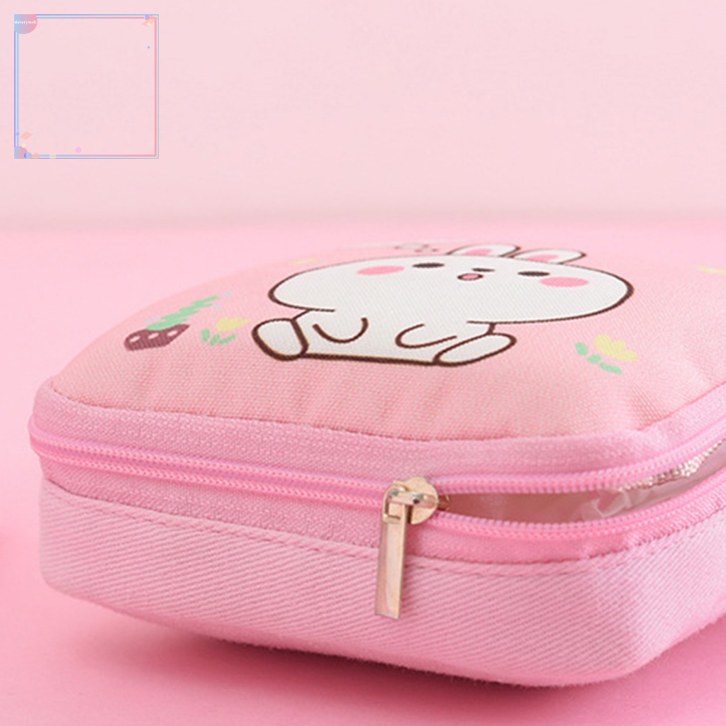 Túi Đựng Khăn Giấy Hình Tampon Hoạt Hình Chống Mòn Tiện Dụng Cho Nữ