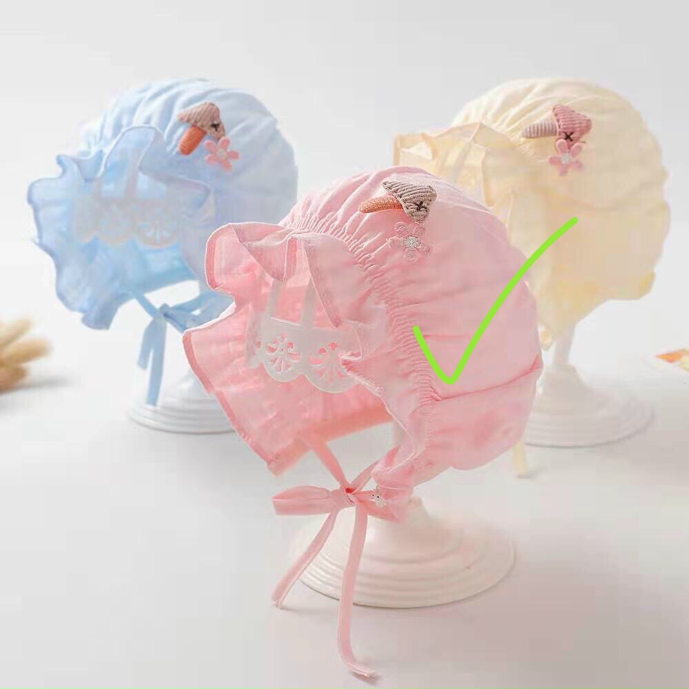 Mũ tiểu thư cho bé sơ sinh - 1 tuổi