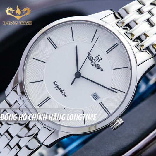 Đồng hồ đôi SRWATCH nam SG1073.1102TE và nữ SL1073.1102TE mặt kính Sapphire chống trầy chống nước
