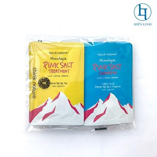 Set dầu gội/xả/sữa tắm du lịch thiên nhiên Think Nature 10 gói/set - giao ngẫu nhiên