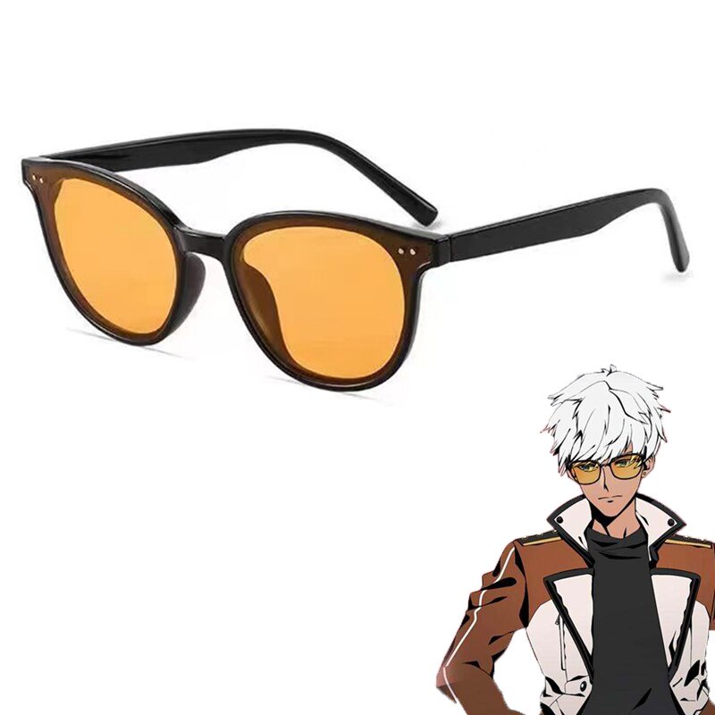 Kính mát vuông anime Obey Me Mammon, phù hợp cosplay và dùng ngoài trời