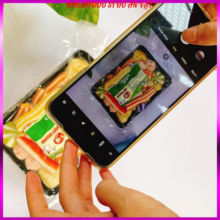 SET THẢ LẨU TOKBOKKI SKYGREEN 500G FULL VIÊN LẨU NGON BỔ RẺ khay 500g | BigBuy360 - bigbuy360.vn