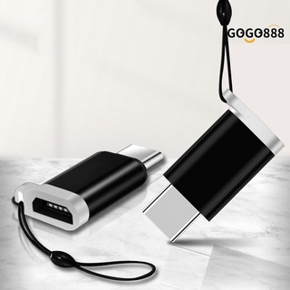 Đầu chuyển đổi dữ liệu otg từ micro usb sang type-c cho điện thoại android / máy tính bảng