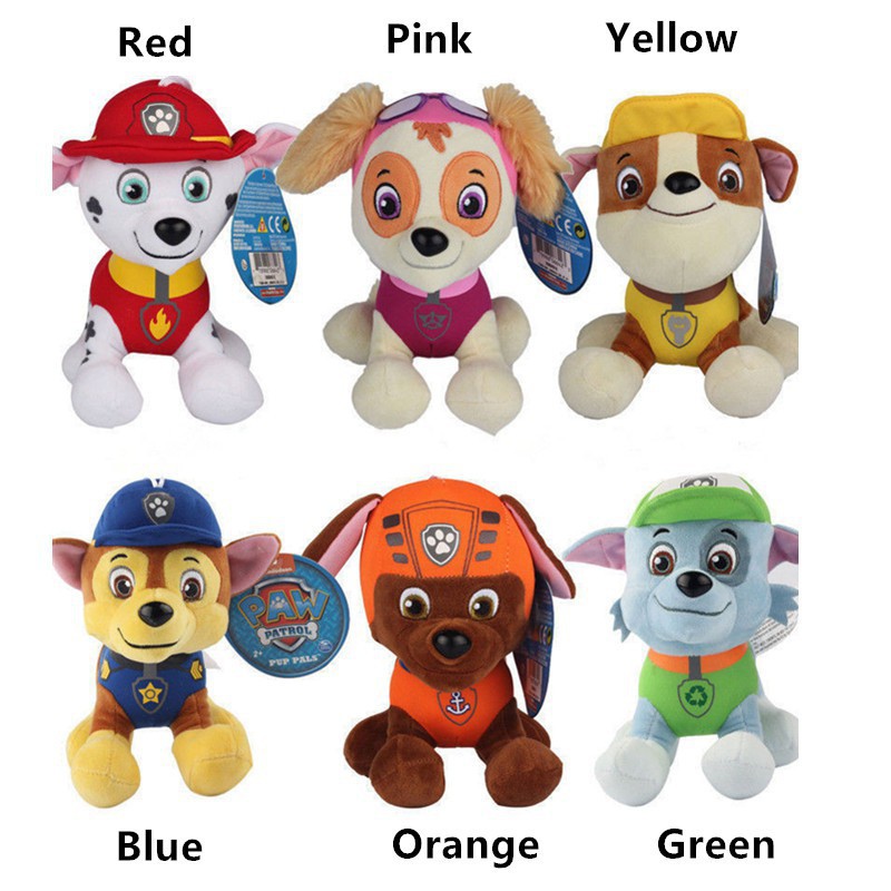 Thú nhồi bông hình chú chó Paw Patrol và pup Skype zuma 13cm/ 20cm