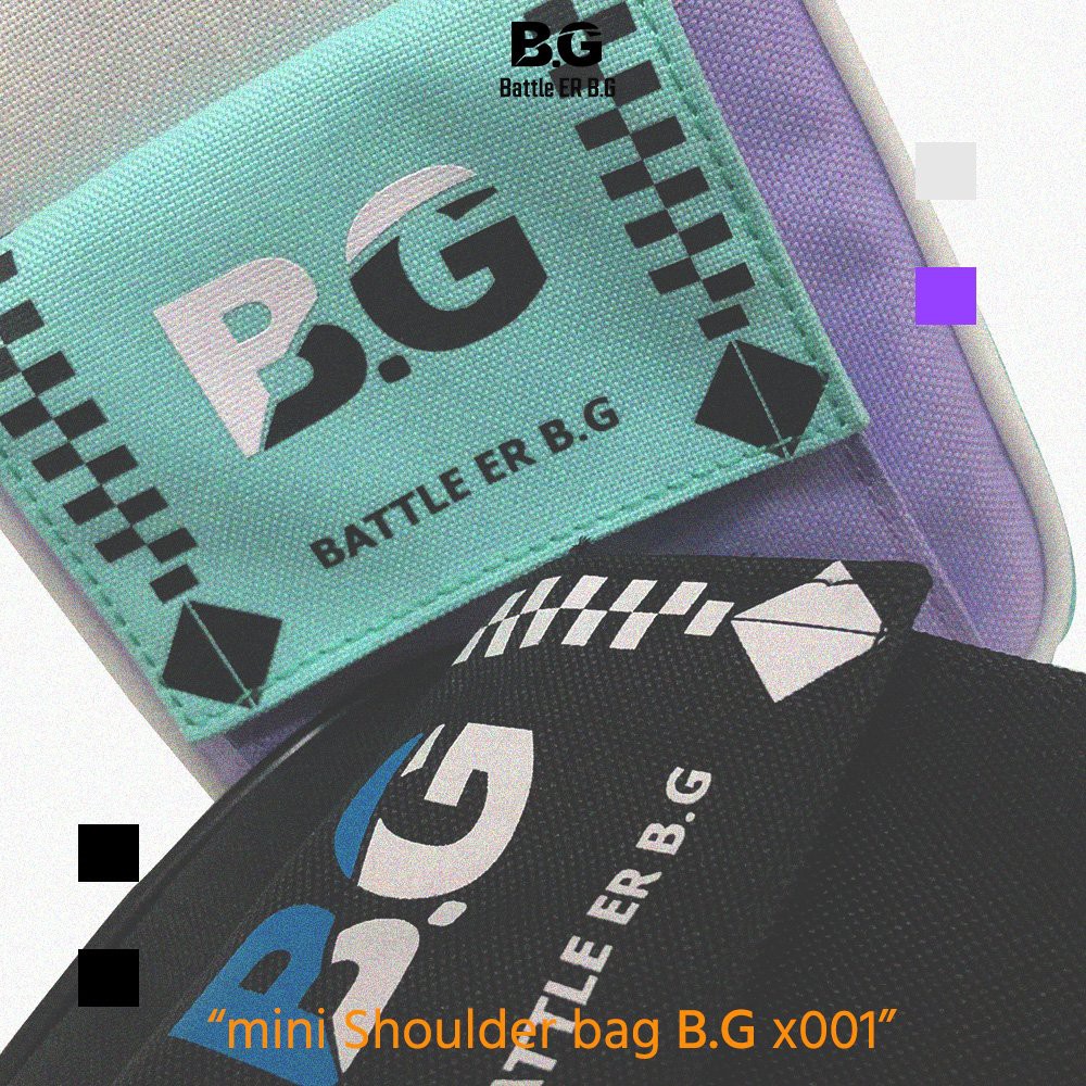 Túi BATTLE ER B.G mini x001 Unisex Streetwear Bag