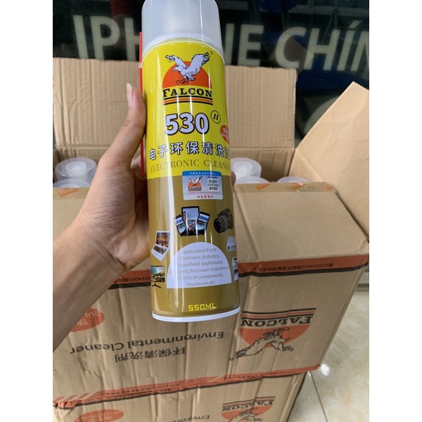 Nước tẩy rửa Falcon 530 - Lau máy linh kiện, tẩy rửa màn hình, kính phụ kiện - Lau Kính