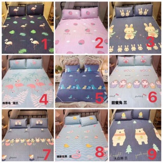 Chiếu tencel 3D kèm 2 vỏ gối loại 1 cao câp