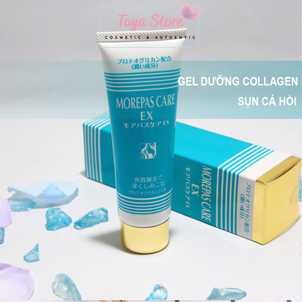 Collagen sụn cá hồi PG Morepas Care Ex Nhật Bản 80gr gel dưỡng và phục hồi da hư tổn