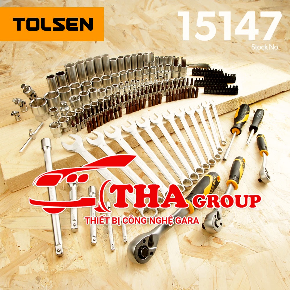 Bộ dụng cụ 216 chi tiết TOLSEN 15147