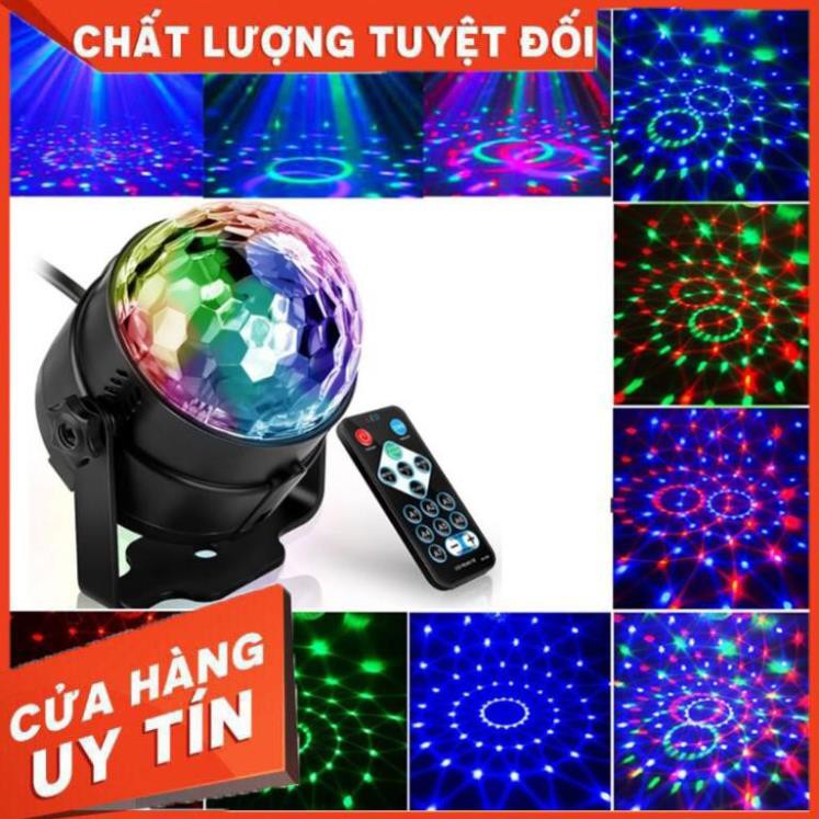 [Loại cảm ứng nhạc] Đèn karaoke trang trí sân khấu có 7 màu kèm remote điều khiển từ xa