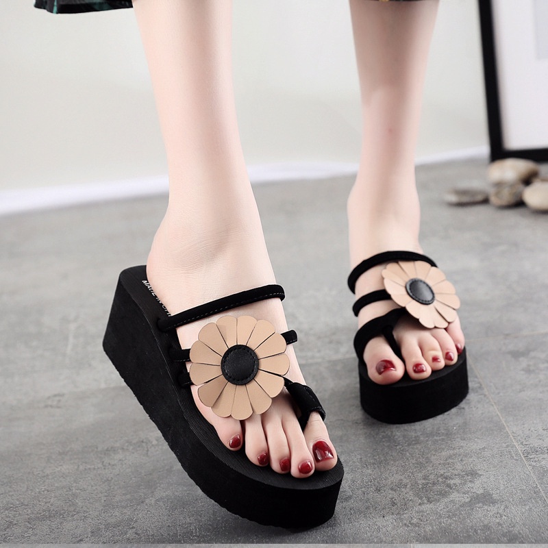 Dép sandal IELGY hở ngón đế dày thời trang mùa hè dành cho nữ đi biển