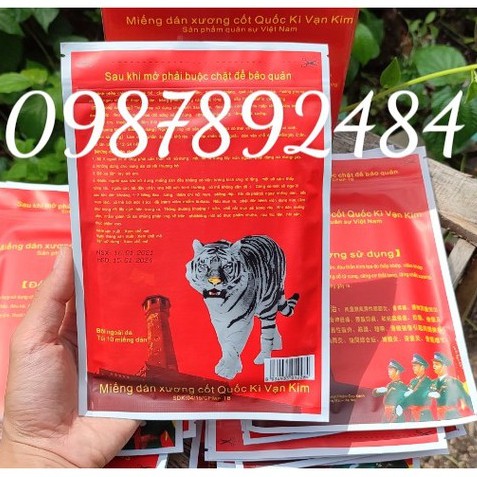 Miếng dán xương cốt Quốc Kì Vạn Kim