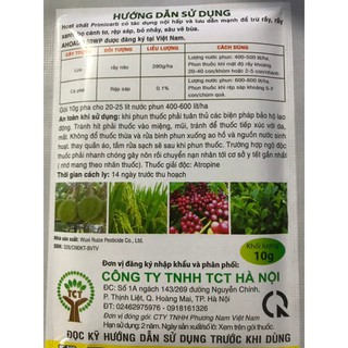 Thuốc diệt RẦY - RỆP - SÁP  AHOADO SOWP - 10gr