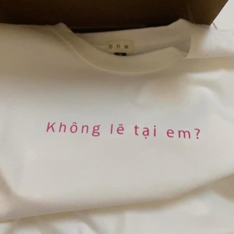 Áo thun Tất cả là tại anh - Không lẽ tại em unisex đủ size - áo thun hot trend