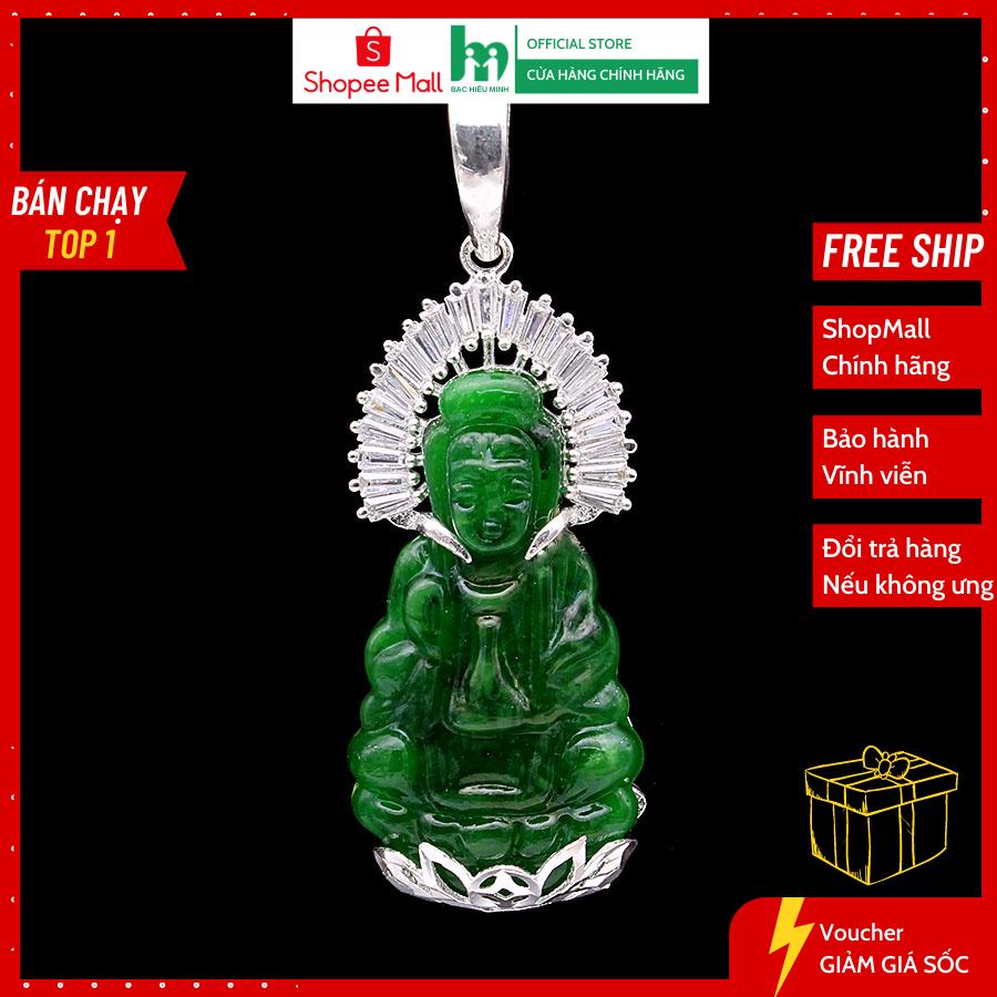 Mặt Dây Chuyền Nam Và Nữ Bạc Hiểu Minh MDN041 Phật Bà Bảo Hành Vĩnh Viễn