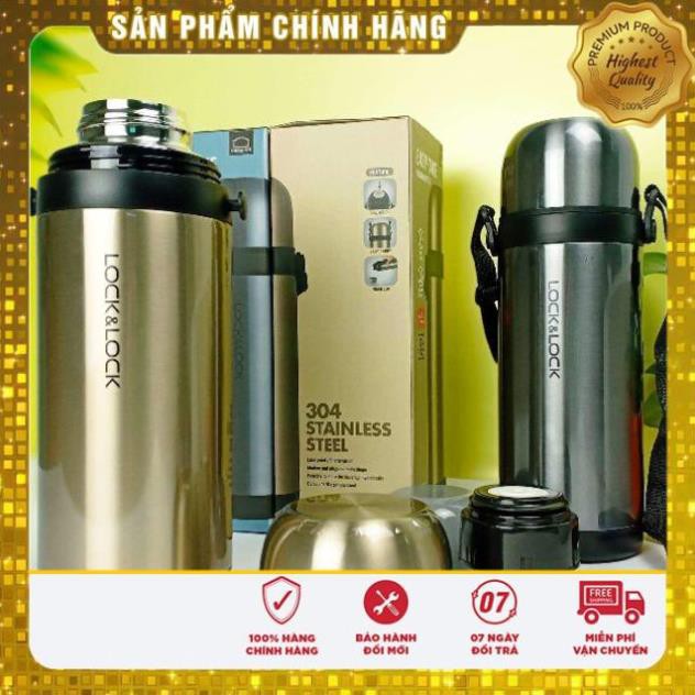 [HÀNG CAO CẤP CHÍNH HÃNG] Bình đựng nước giữ nhiệt 1000ml Lock & Lock LHC1439, ủ trà nóng, có nắp uống /HCH007