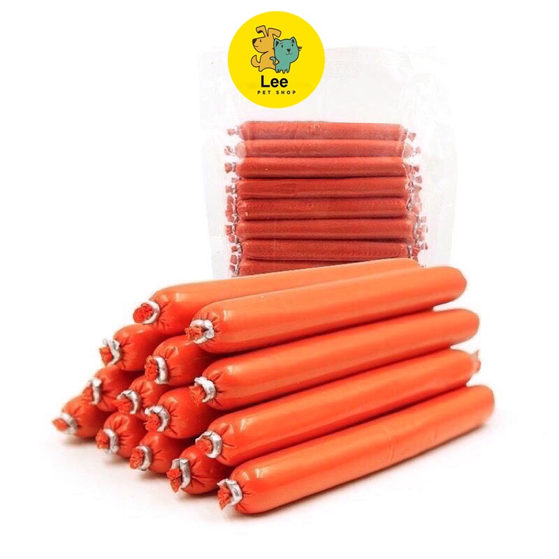 Xúc Xích Cho Chó Mèo Hamster Thanh 15gr- Giàu Dinh Dưỡng, Vitamin, Đạm - Leepetshop