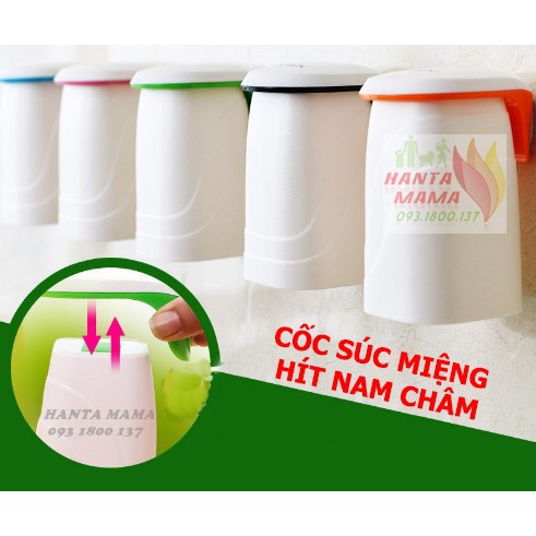 Bộ Cốc Hit Nam Châm Súc Miệng Đánh Răng