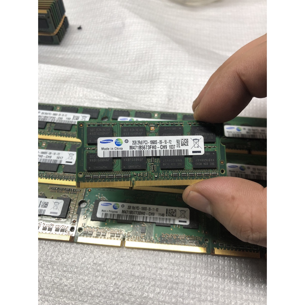 Ram Laptop PC3/PC3L 2GB, 4GB BUS 1066 1333 1600 12800 DDR3 DDR3L zin tháo máy (BH 1 tháng)