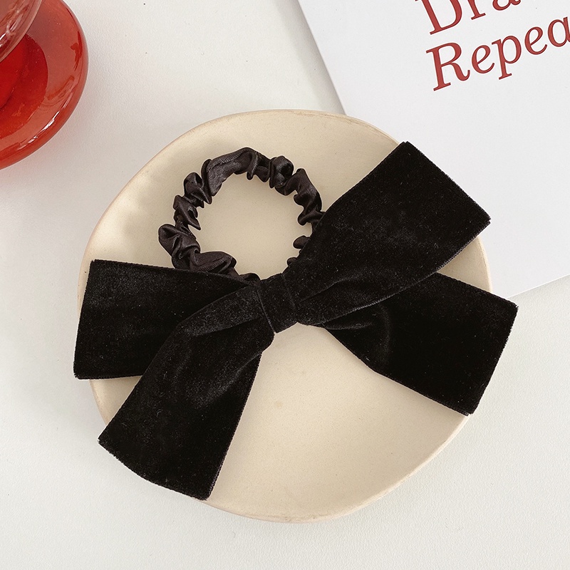 Dây Buộc Tóc Hình Nơ Phong Cách Hàn Quốc Tinh Tế Thời Trang Làm Quà Tặng