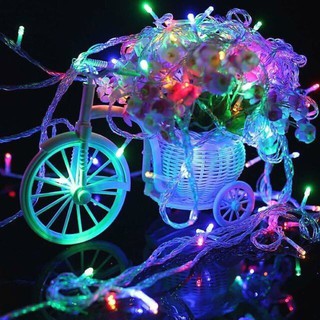 Đèn led trang trí bóng kim 5m chống thấm nước, có công tắc đổi chế độ sáng-nhấp nháy