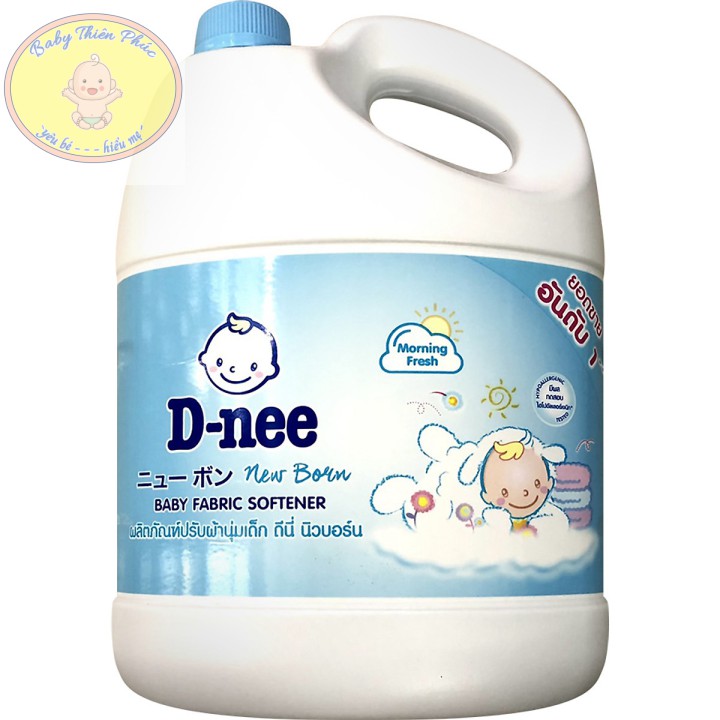 Dung Dịch Xả Quần Áo Cho Bé D-nee - Chai 3000ml (Xanh) Tem Công ty Đại Thịnh