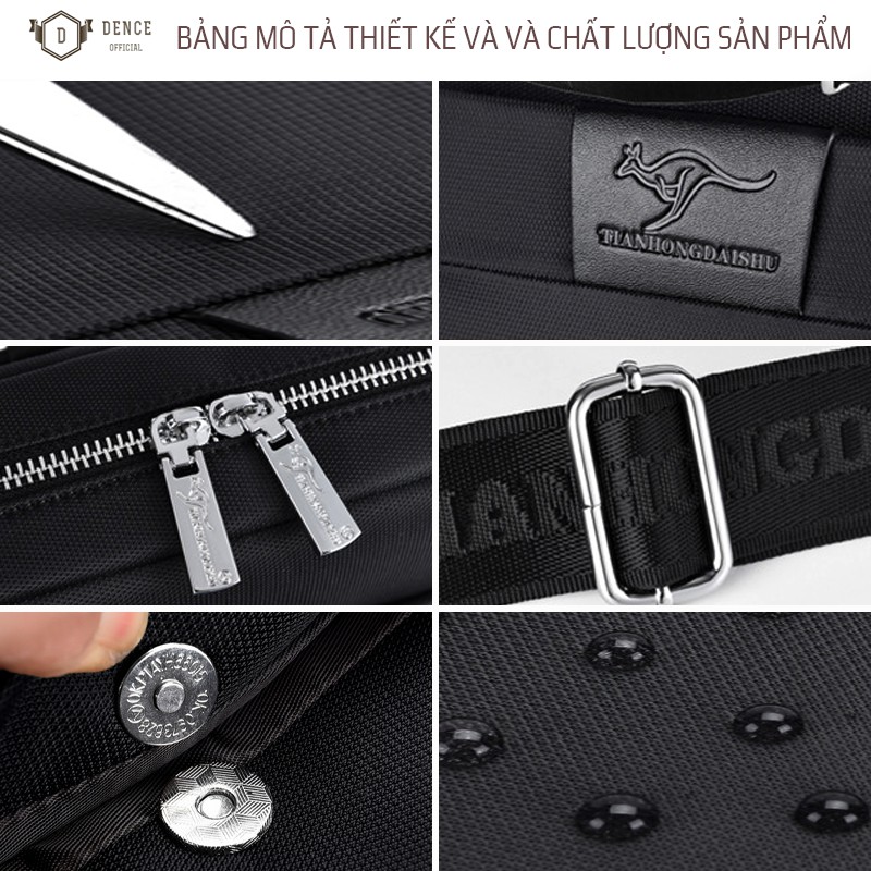 Túi đeo chéo nam hàng hiệu đi chơi chống nước chính hãng bao tử - DT301 | BigBuy360 - bigbuy360.vn