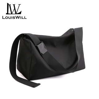 Túi đeo chéo LOUISWILL chống thấm nước sức chứa lớn phong cách thể thao đường phố dành cho nam