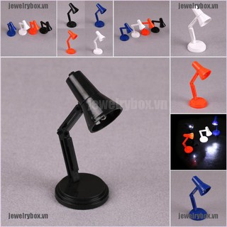 JX Mini Led Reading Lamp Toy for 1/12 Dollhouse Toy Accessories Desk Lamp light[VN]